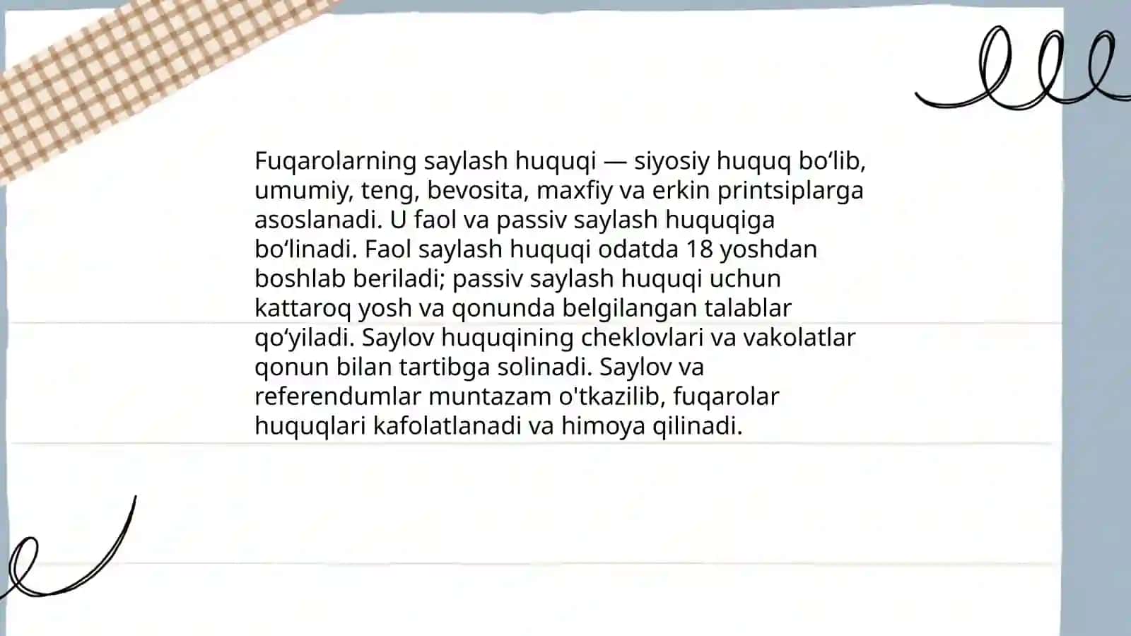 Siyosiy huquqlar 4