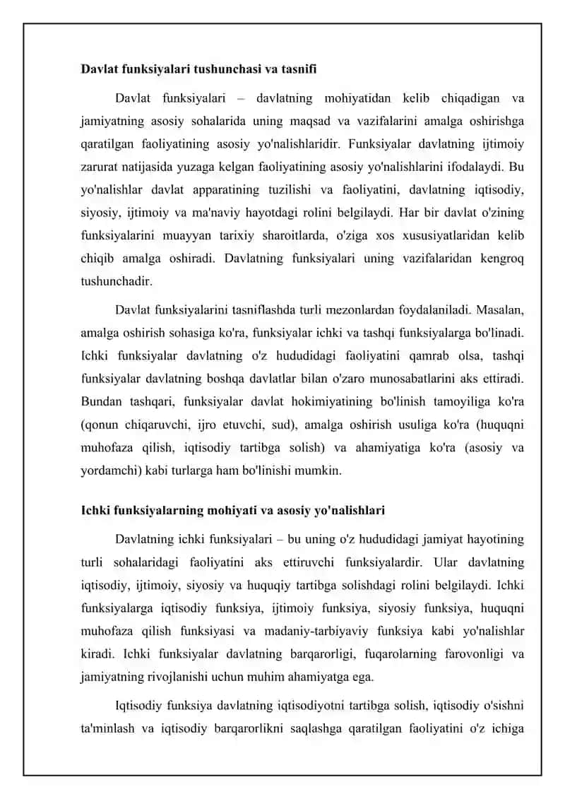 Davlatning ichki va tashqi funksiyalari 4