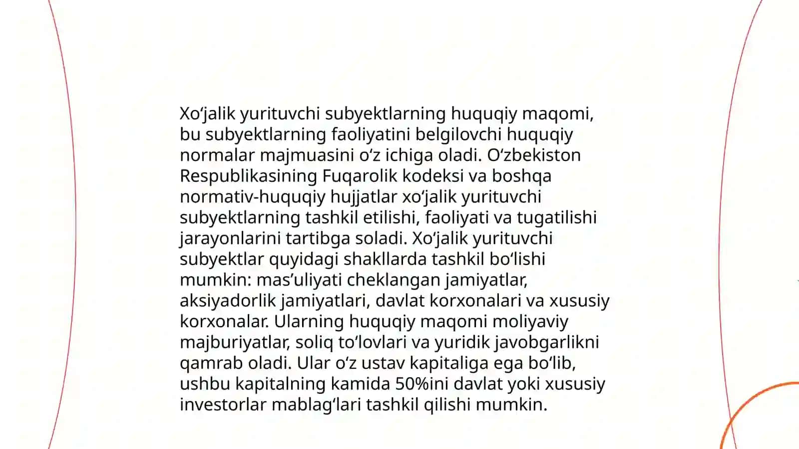 Xo’jalik yuritish va operativ boshqarish huquqi 4