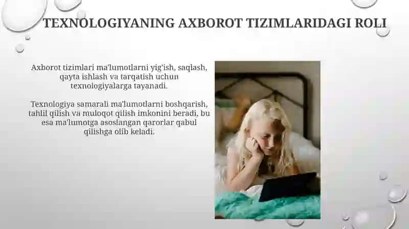 Axborot tizimlari va texnologiyalari 4