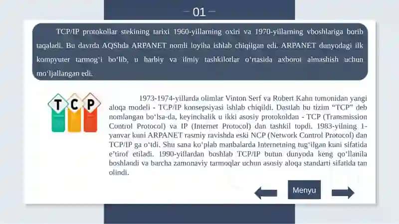 TCP/IP protokollarsteki 4