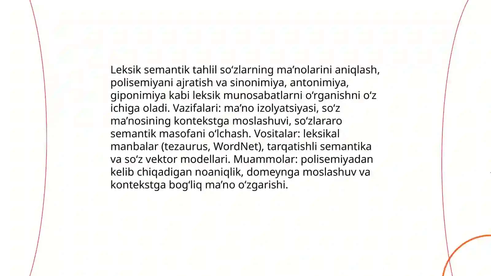Semantik tahlil 4