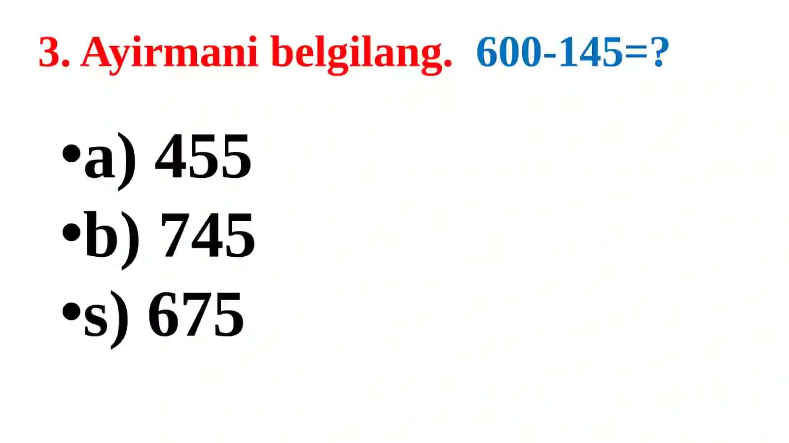 Matematika2-sinf IIchorak 4