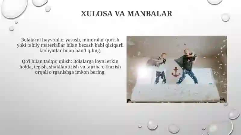 Bolalarni loy ishiga orgatish metodlari 4