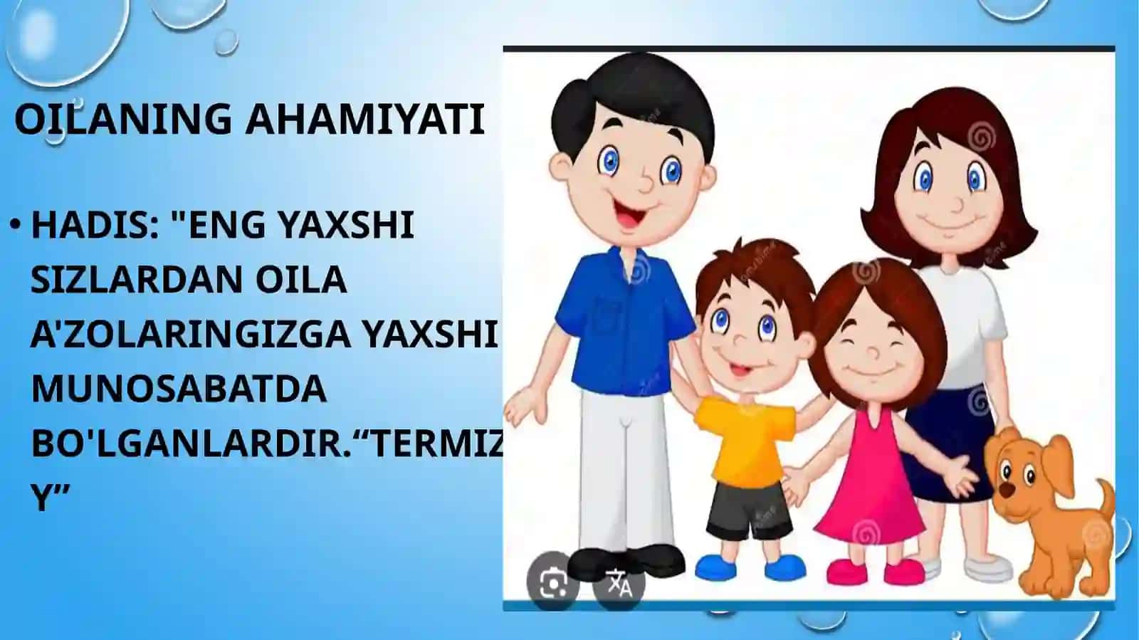 Hadislarda oila haqida 4
