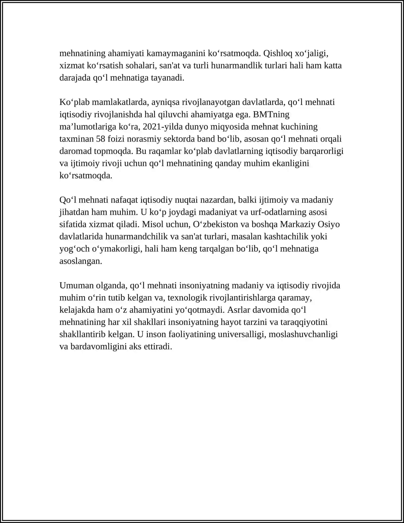 REXNOLOGIYA DARSLARIDA QÕL MEHNATIDAN FOYDALANISH TALABLARI 4