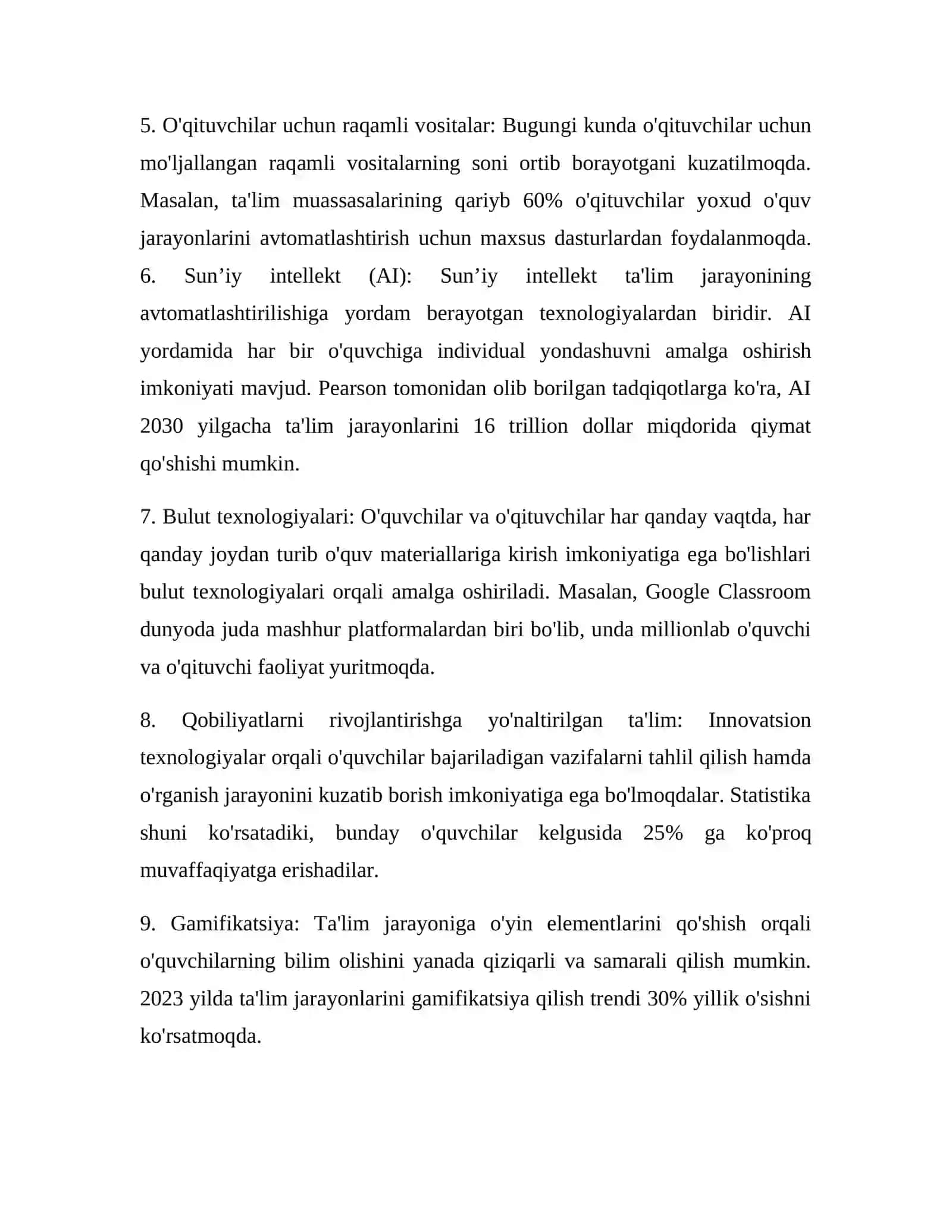 Inovatsion texnologiyalar asosida tabiat bilan tanishtirish mashg’ulotlarni ijodiy tashkil etish 4
