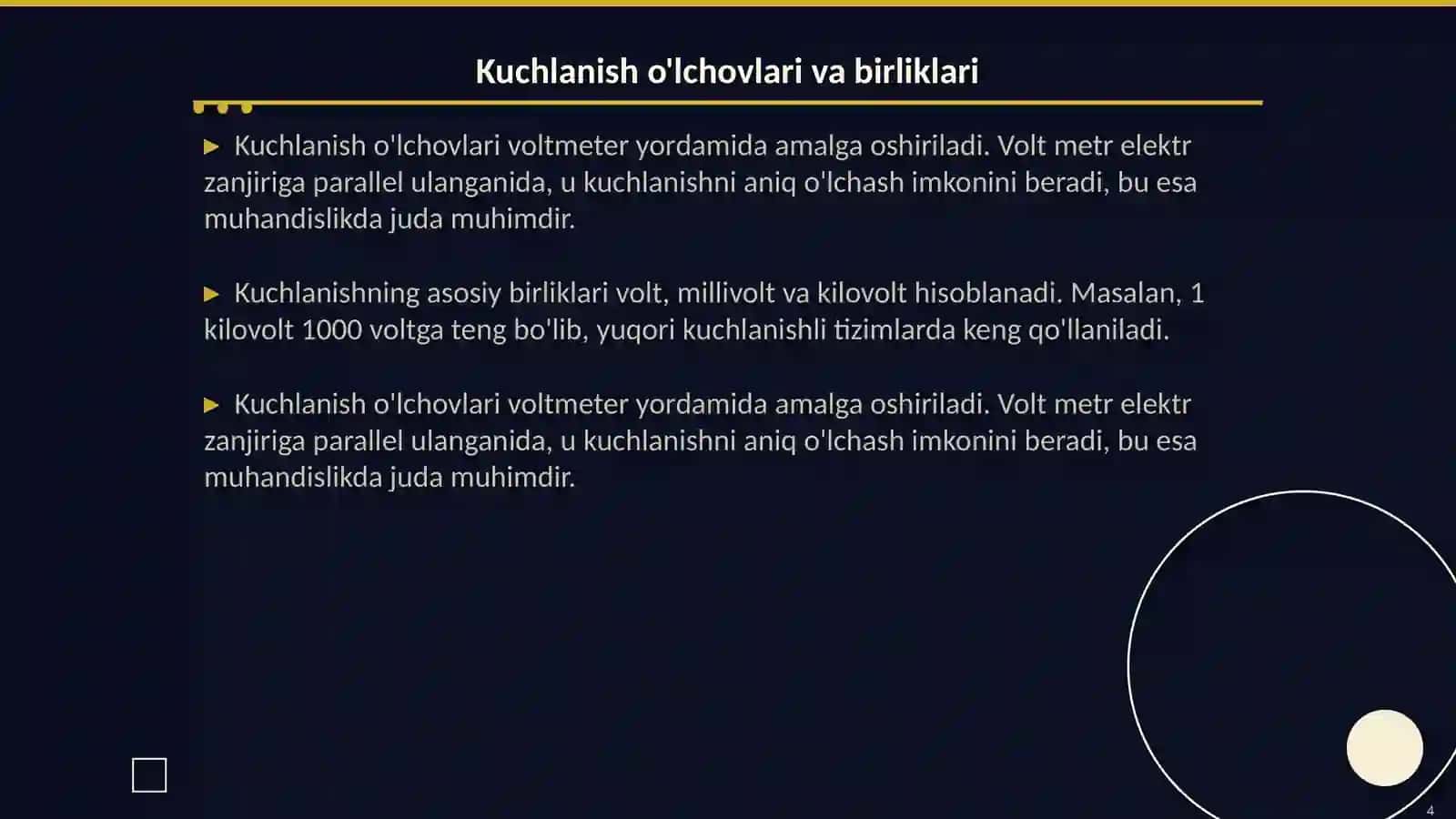 Elektr kuchlanish 4