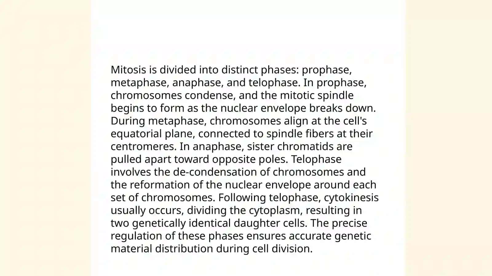 Mitotic and Cell Life Cycle 4