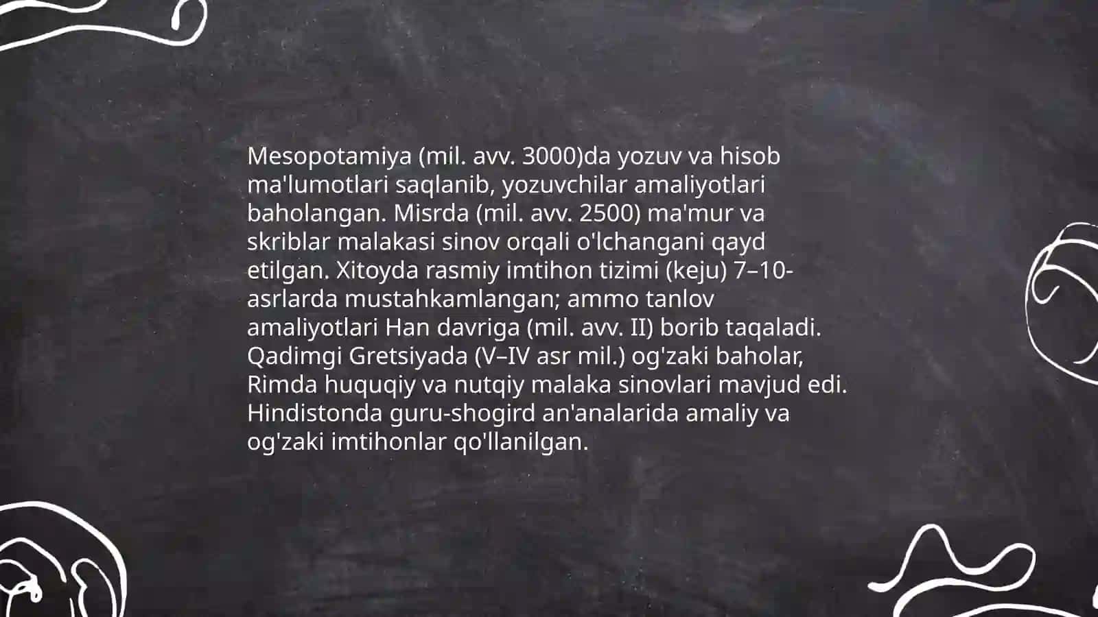 Pedagogik testologiya fan sifatida shakllanishi va rivojlanish tarixi 4