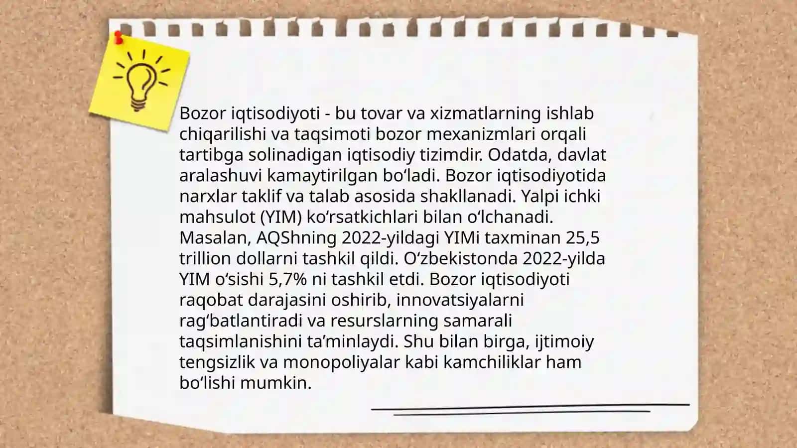 Iqtisodiy tizimlar (bir davlat misolida) 4
