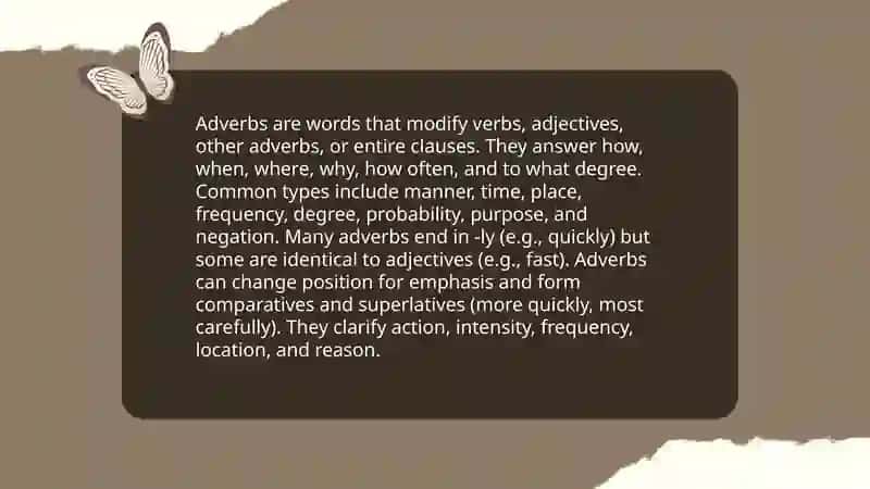 Adjective and adverb 4