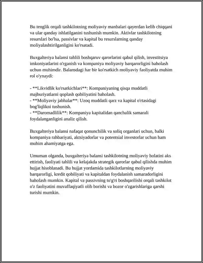 BUXGALTERYA BALANSI 4