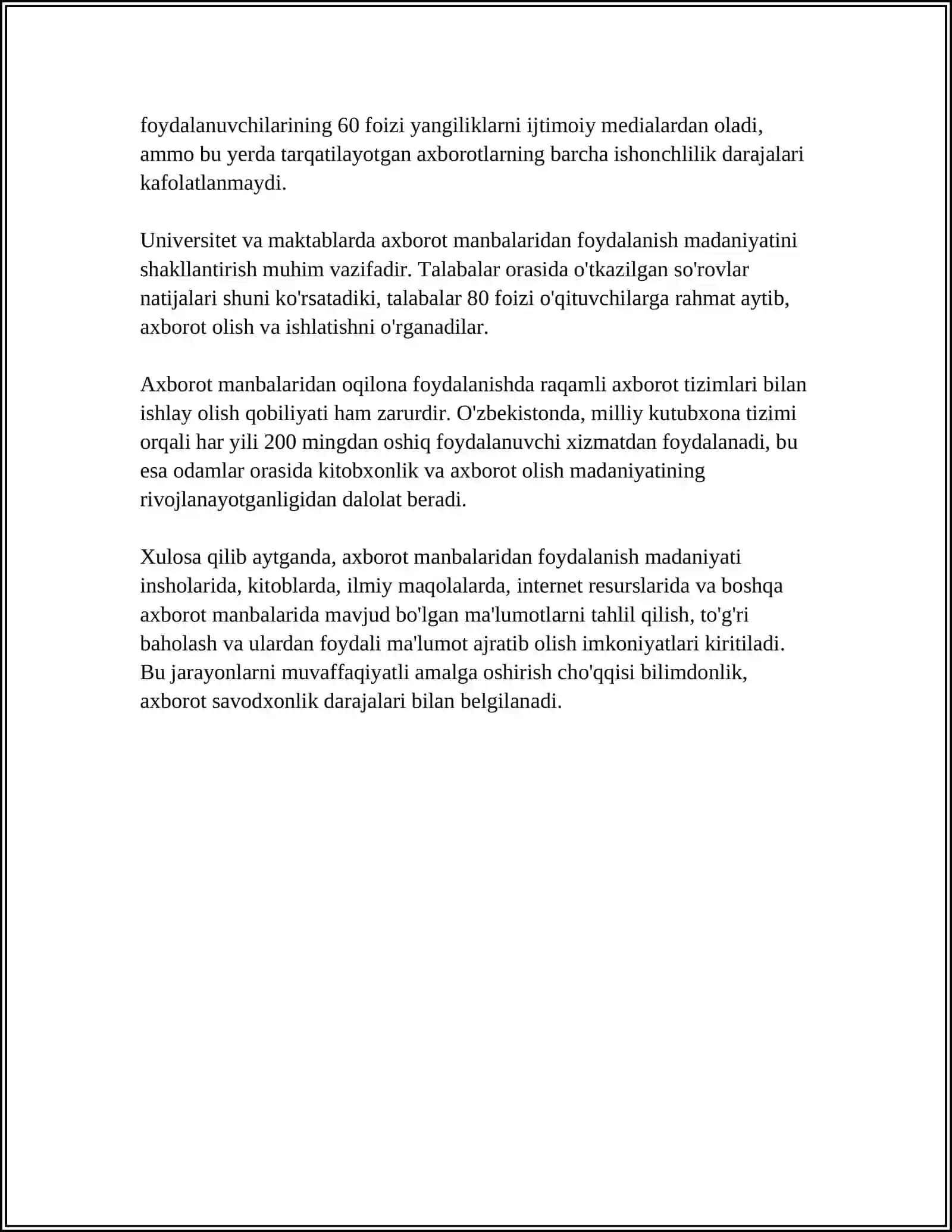 O'QUVCHILARDA AXBOROT ISTE'MOLI MADANIYATINI SHAKLLANTIRISH 4