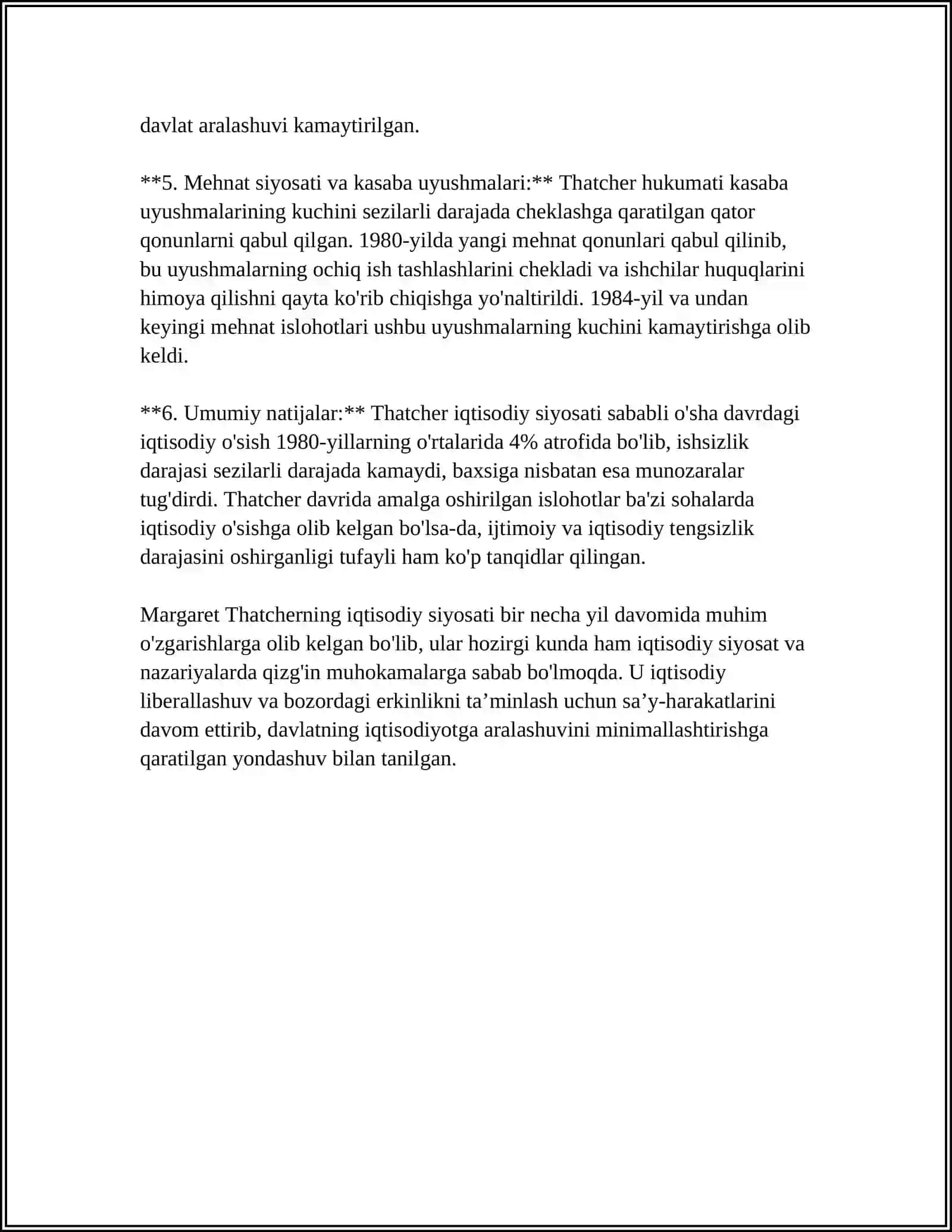 BUYUK BRITANIYA,,MARGARET TETCHER '' DAVRIDA 4