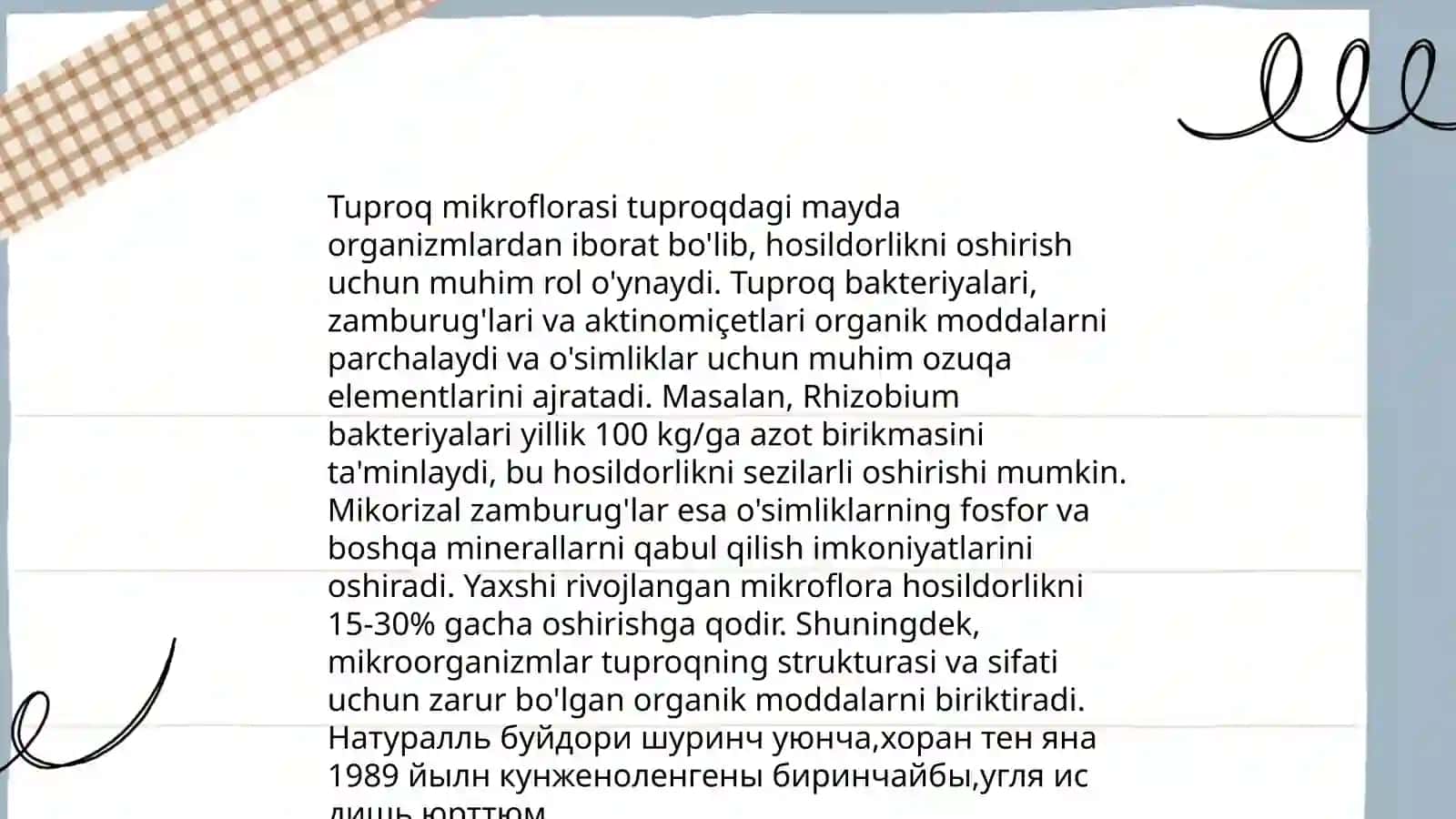 Mikroorganizmlarni g qishloq xojaligi va o'simliklarni himoya qilishdagi ahamiyati 4