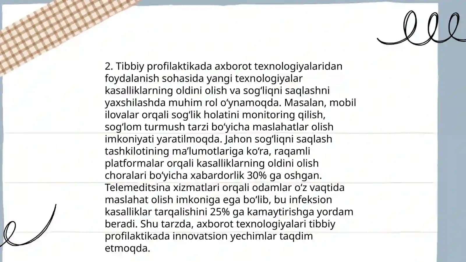 Aholining sanitariya-gigiena taʼlimi 4