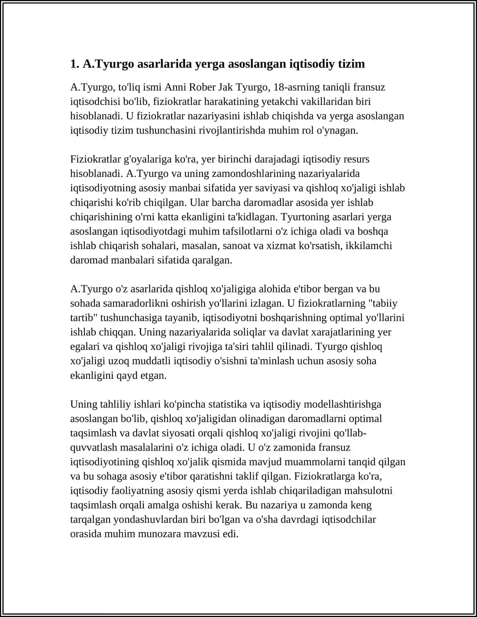 A.TYURGO ASARLARIDA FIZIOKRATIK TIZIMNI RIVOJLANTIRILISHI 4
