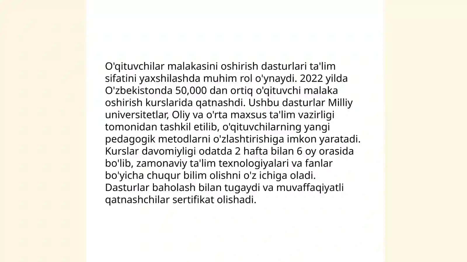 Tarbiya tizimida samaradorlikga erishish usullari 4