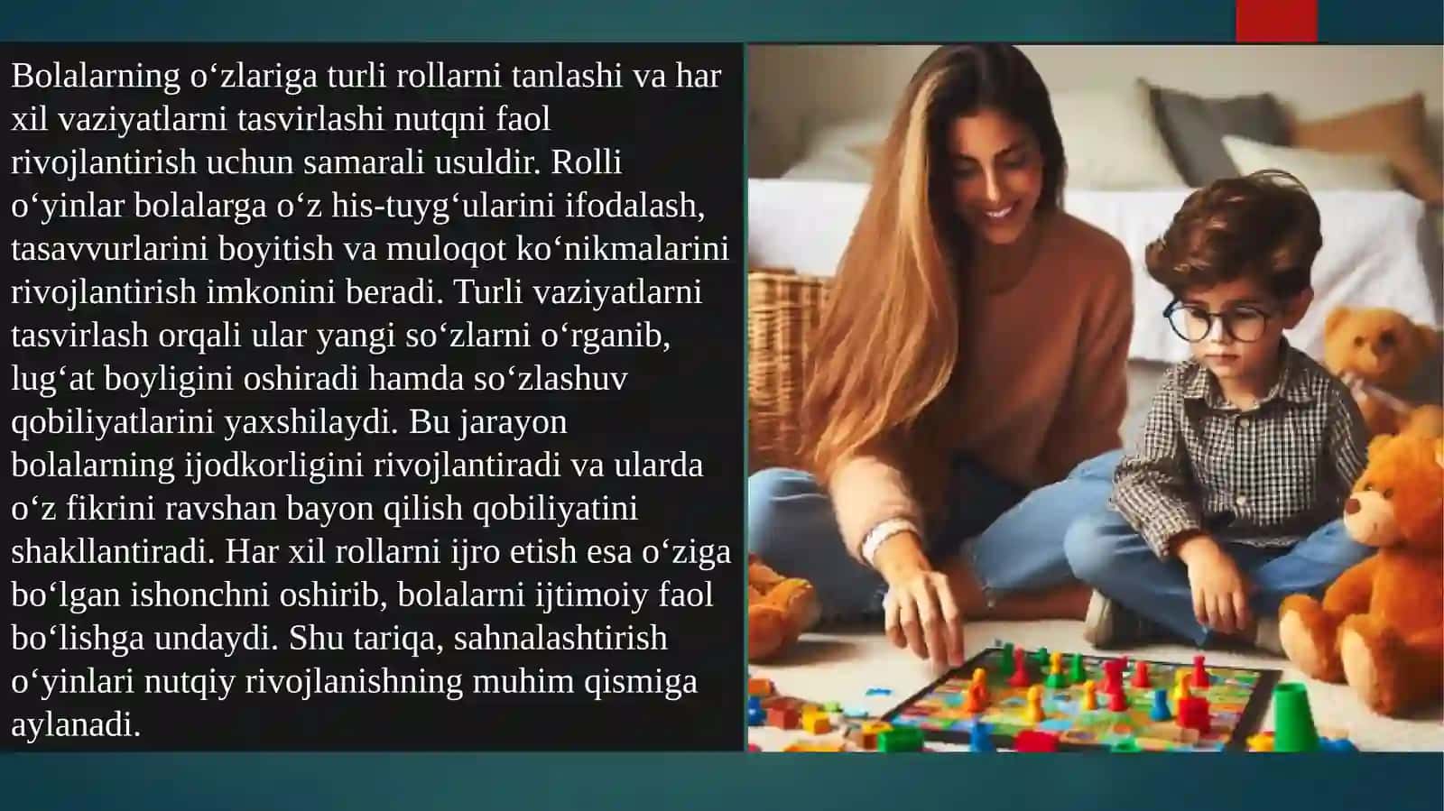 Sahnalashtirish o‘yinlari 4