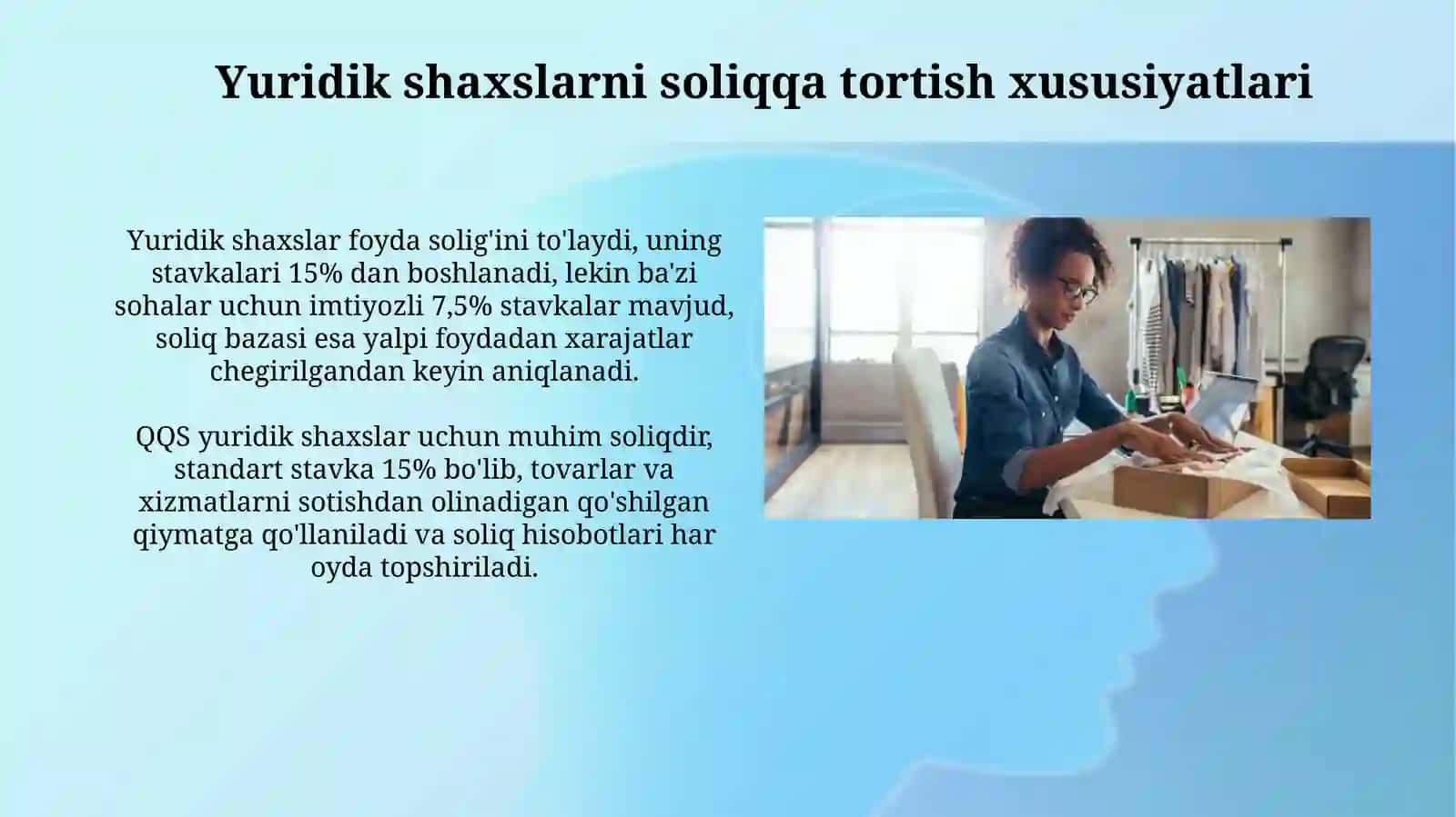 Yuridik va jismoniy shaxslarni soliqqa tortishni o' ziga xos o'xshashlik hamda farqli jihatlari 4