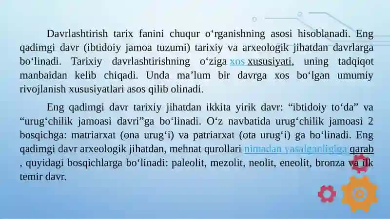 QADIMGI VA ILK O’RTA ASRLAR DAVLATCHILIGI: ASOSIY  BOSQICHLARI VA O’ZIGA XOS XUSUSIYATLARI 4