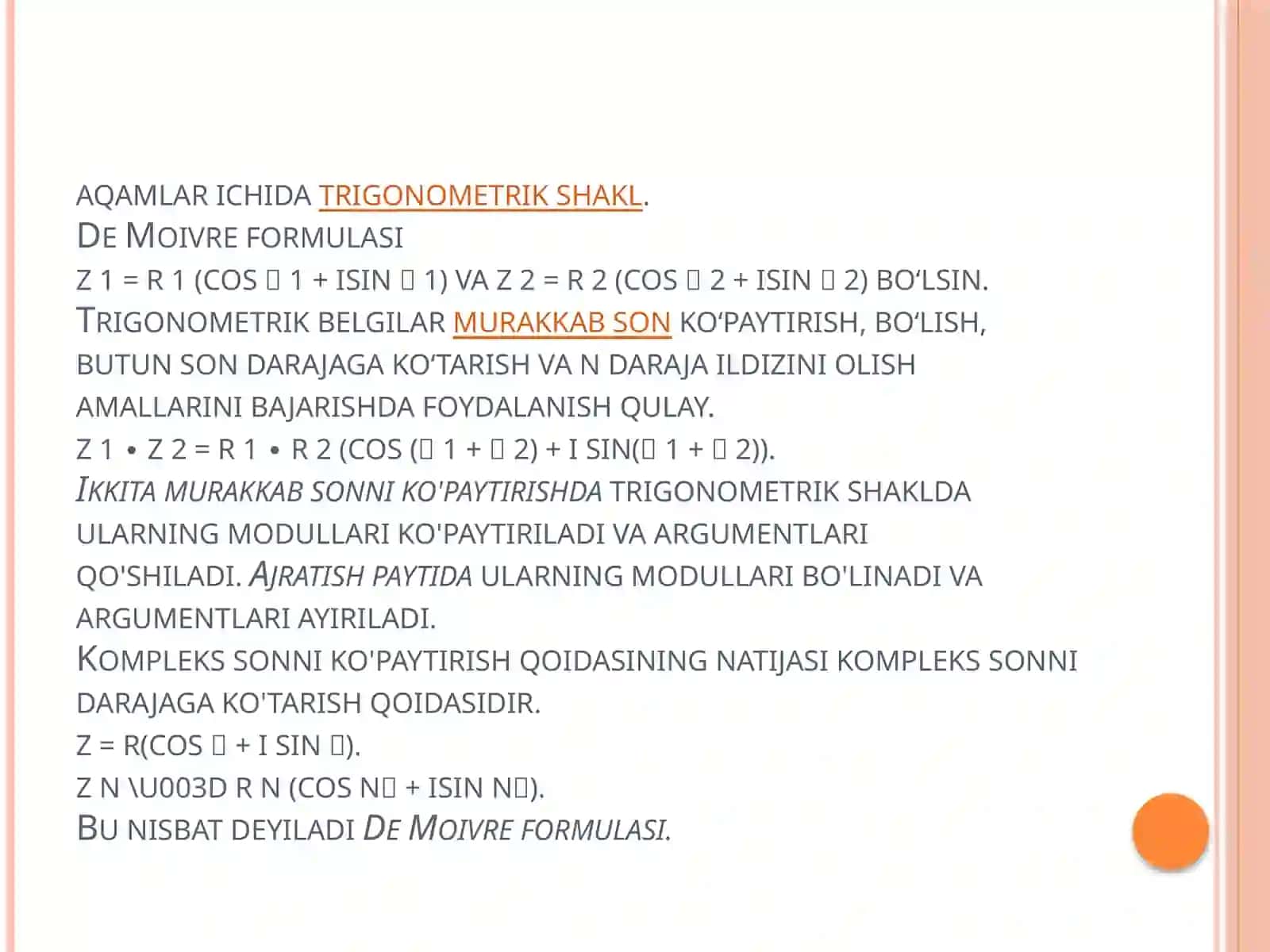 Nizomiynomidagi TDPU101-FA kechkiguruhtalabasi Xaydarova Vaziraning Matematika analiz fanidan Mustaqilishi 4