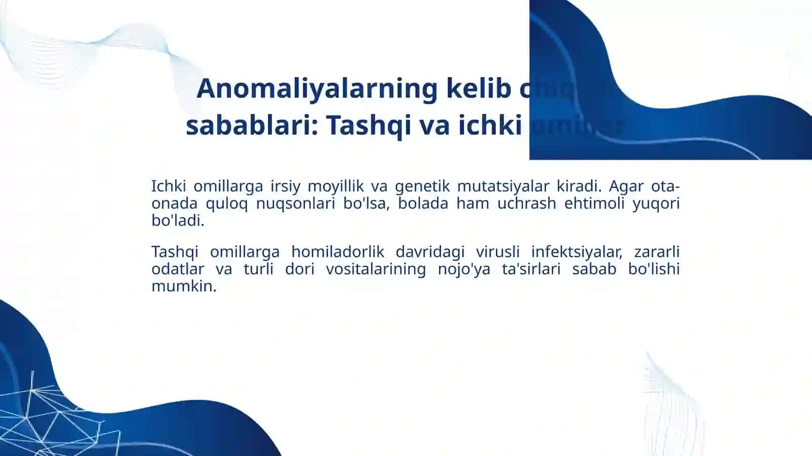 Quloq anomaliyalari: Tasnifi, rivojlanish sabablari va klinik ko'rinishlari 4