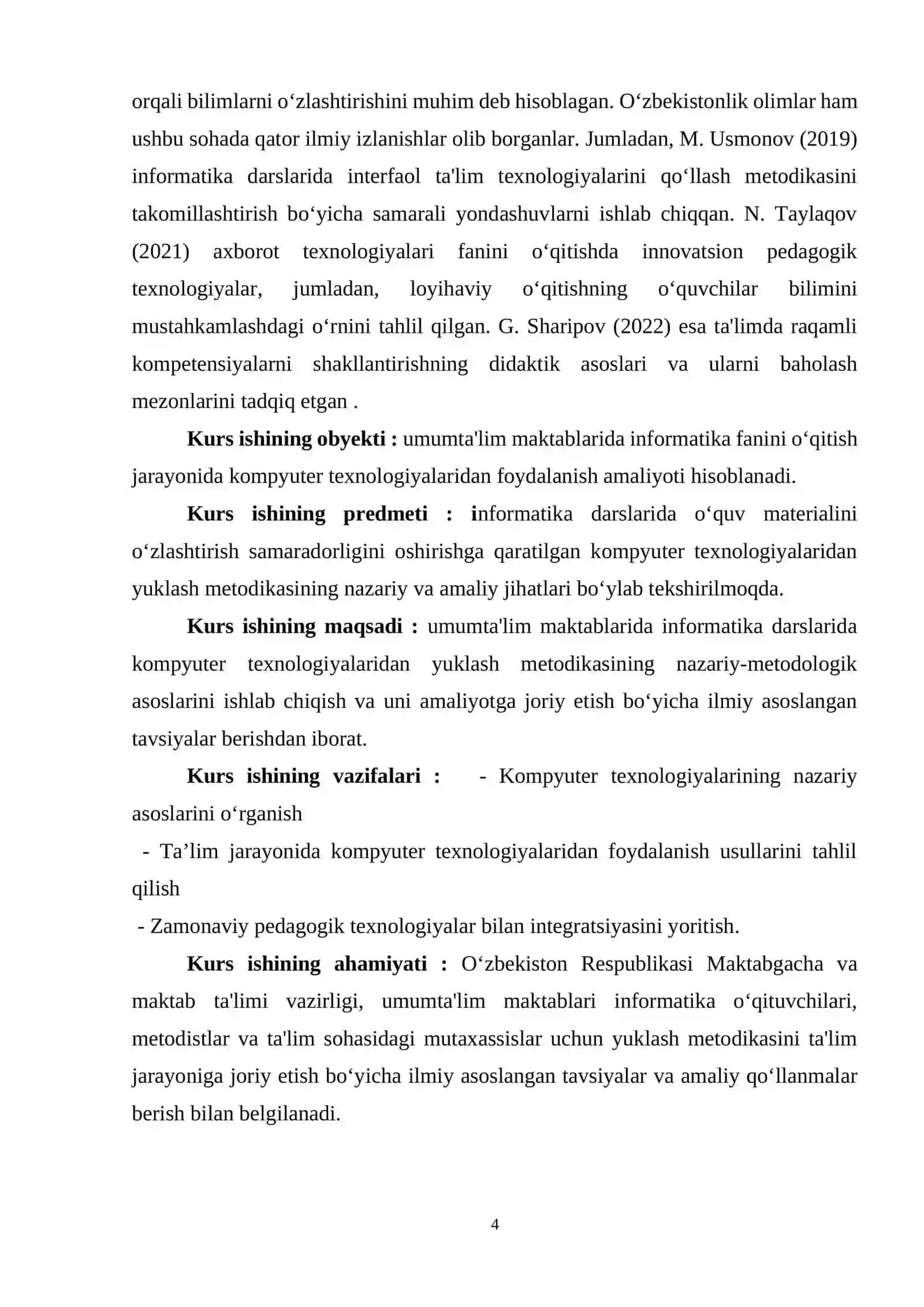 Kompyuter texnologiyalarida ma’lumotlarni yuklash metodikasi 4