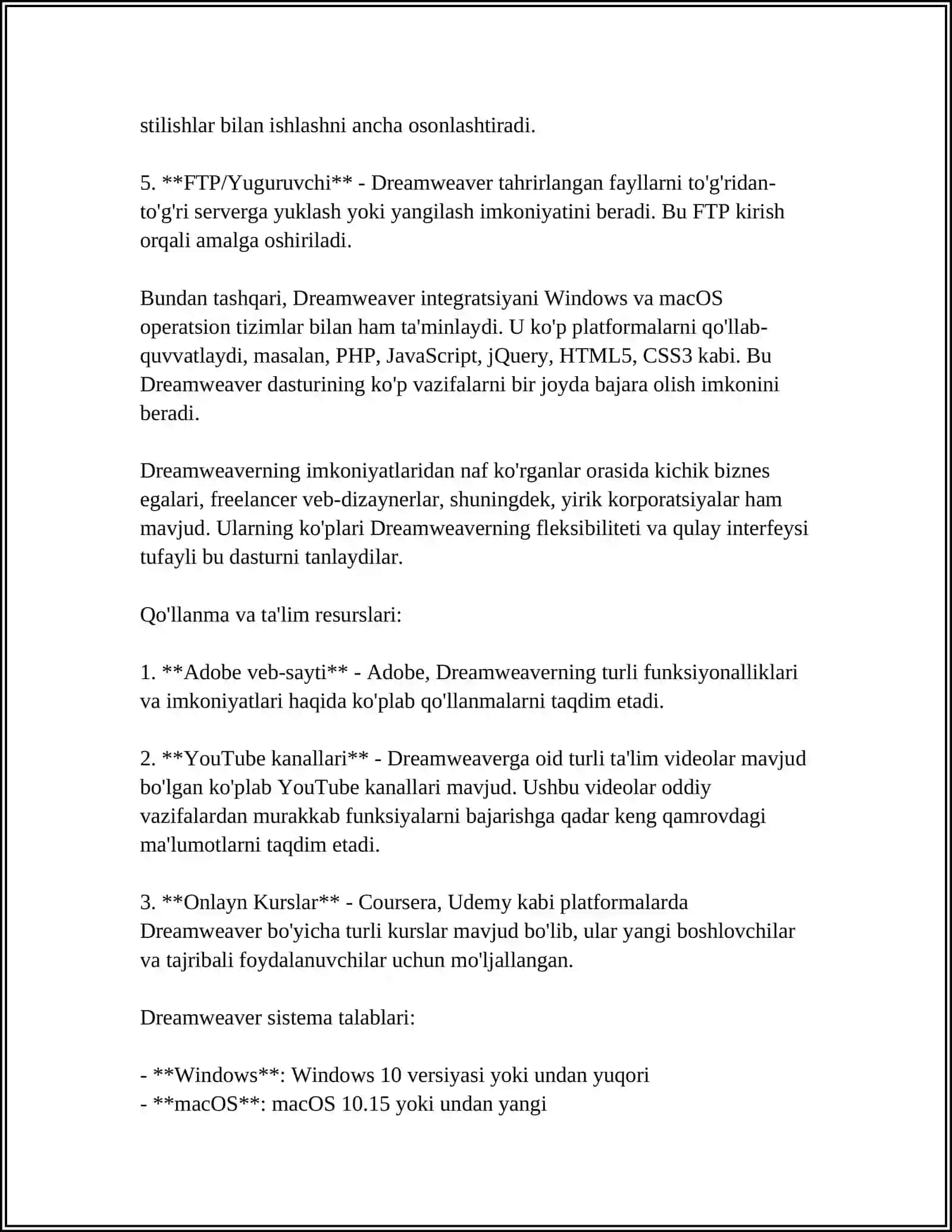 Dreamweaver 4