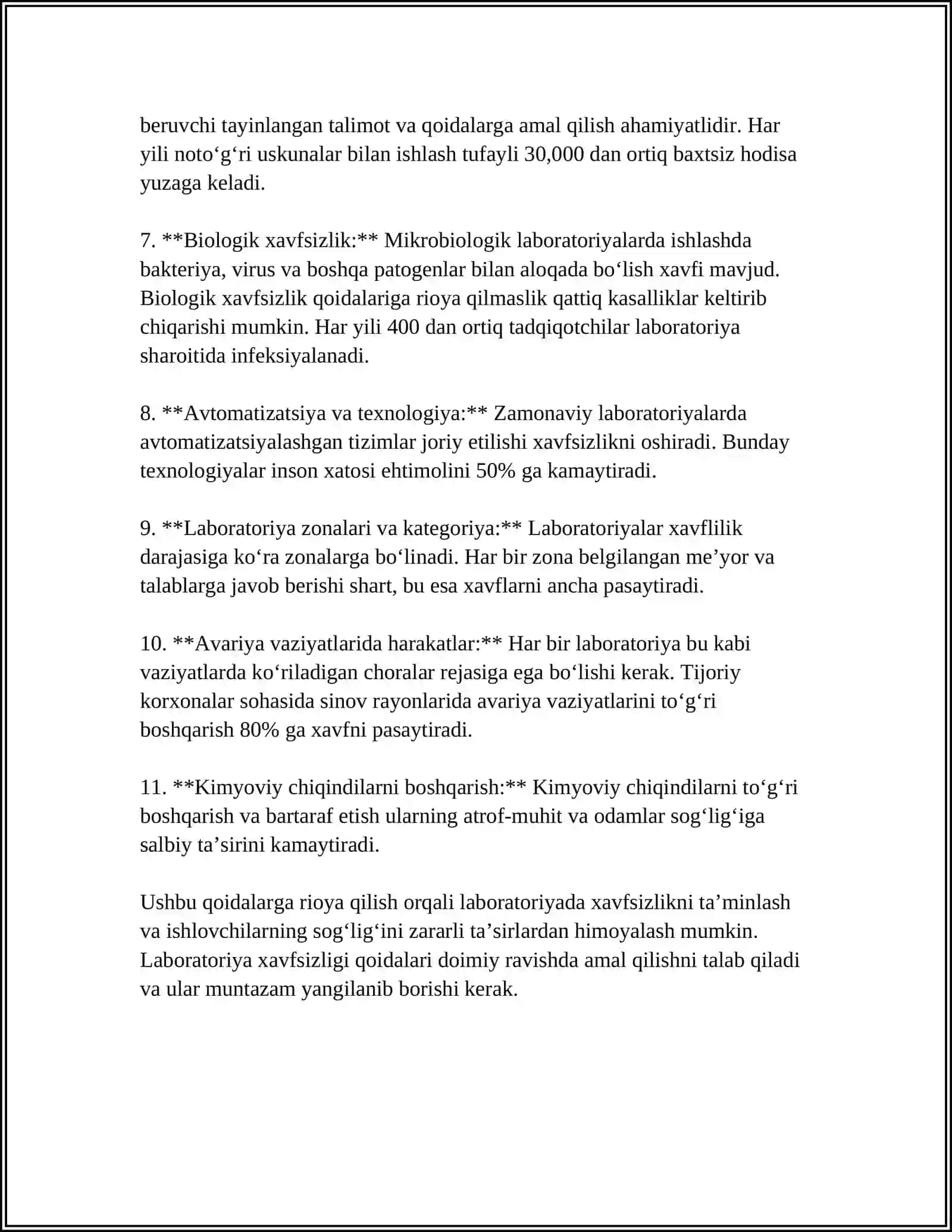 LABORATORIYA VA AMALIY MASHGULOTLARGA TAYYORGARLIK KURISH VA UY ISHLARINI BAJARISH 4