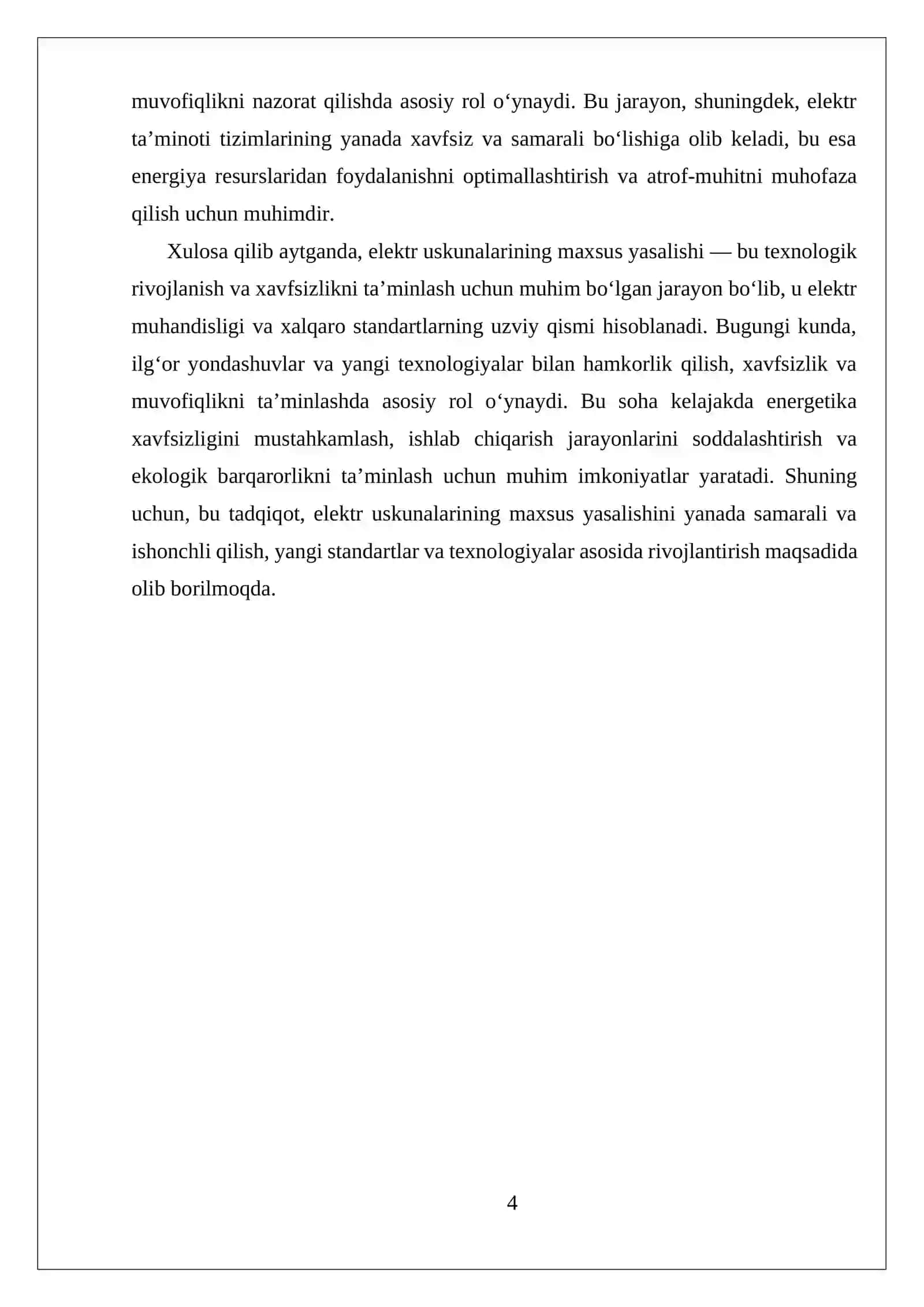 MUSTAQIL ISH ELEKTR USKUNALARINING MAXSUS YASALISHI 4