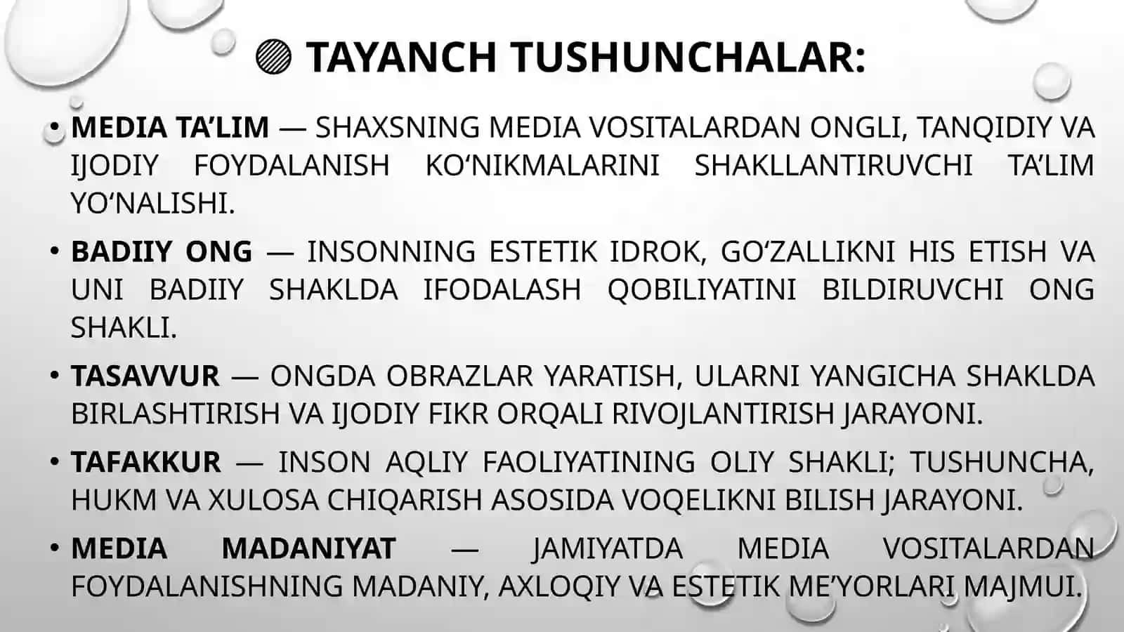 Media ta’lim tizimida badiiy ong, tasavvur va tafakkur 4