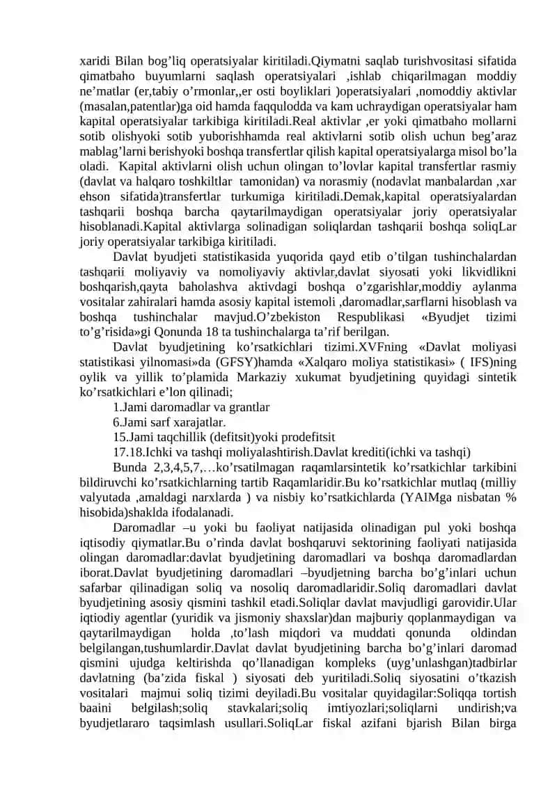 Moliya bozori statistikasi 4
