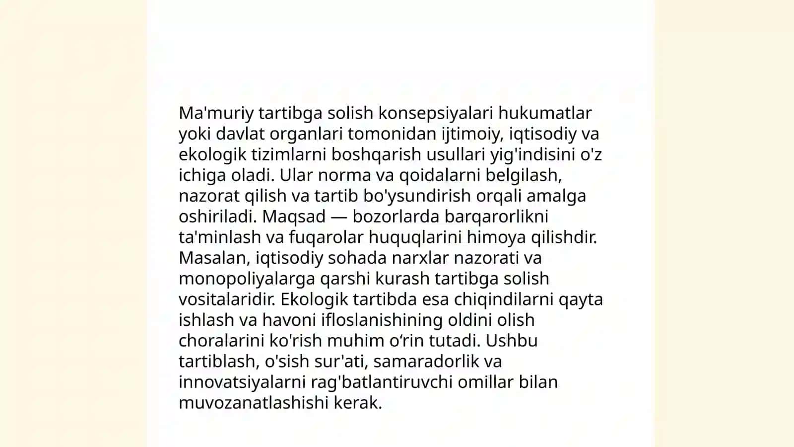 Iqtisodiy sohani ma'muriy-huquqiiy tartibga solish 4