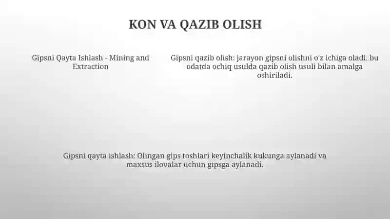 Gipsni Qayta Ishlash 4