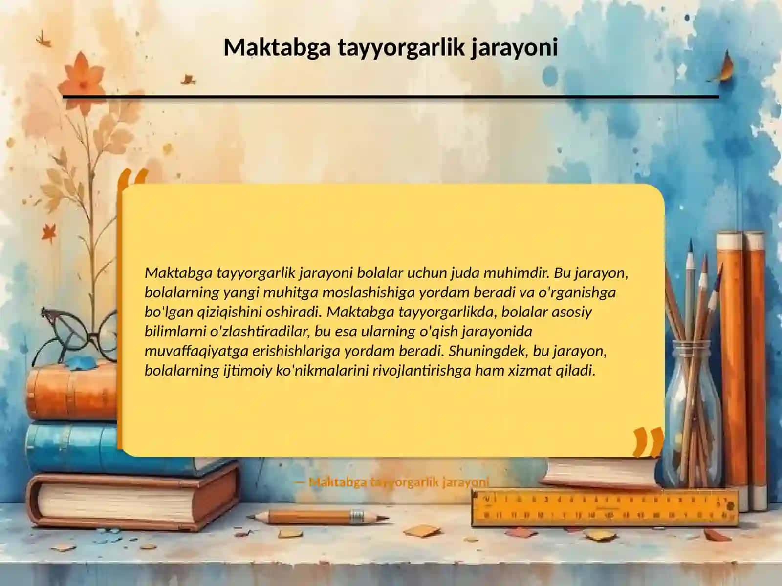 Bolalar uchun ta'lim asoslari 4