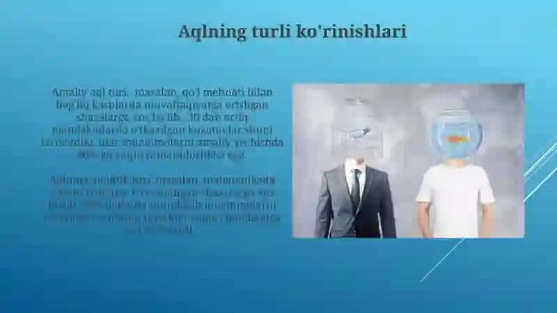 Intellekt tushunchasi va uning individual farqlari 4