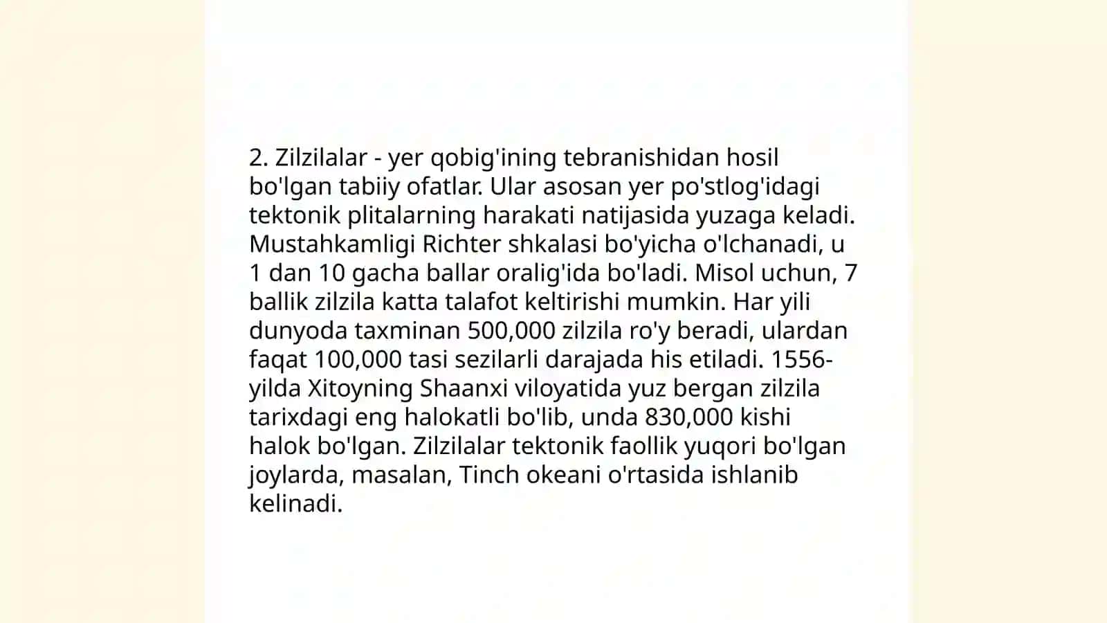 TEXNOGEN FAVQULOTDA VAZIYATLAR 4