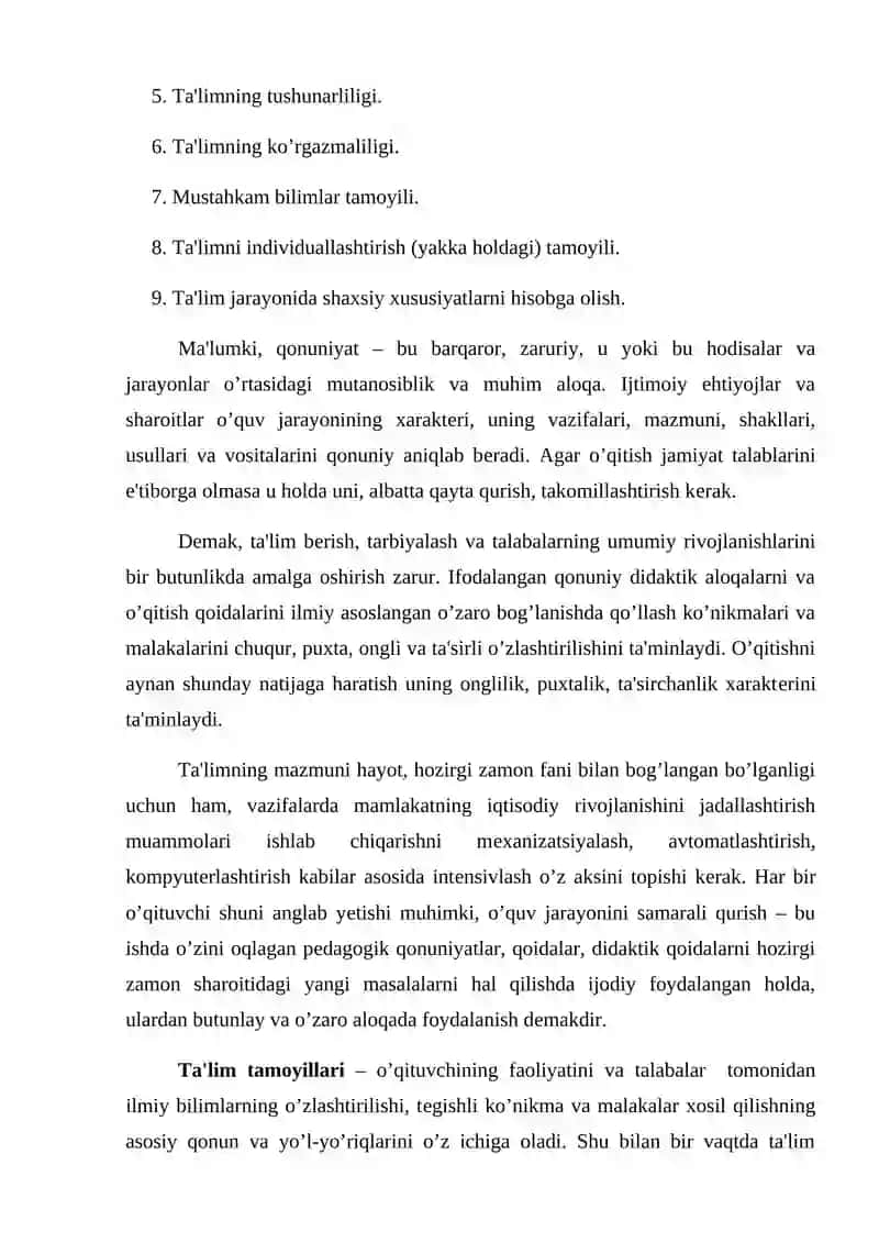 O’zbekiston Respublikasida Xalq ta’lim tizimi va uning turlari 4