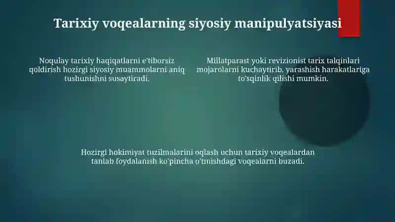 Tarix fanining dolzarb muammolari 4