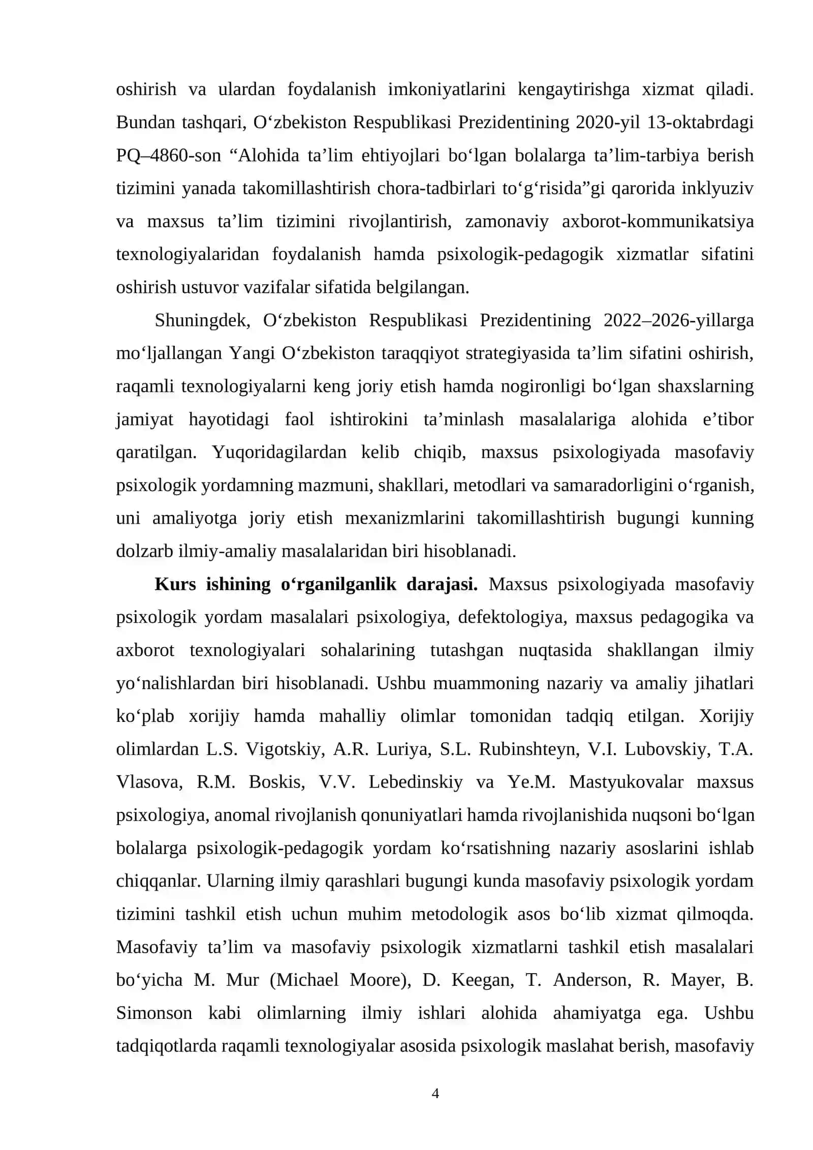 Maxsus psixologiyada masofaviy psixologik yordam 4