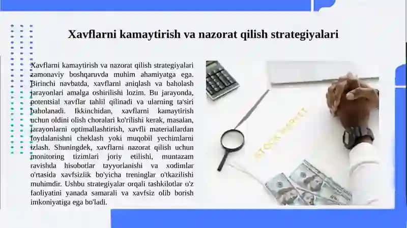 Operatsion xavflarni aniqlash va baholash metodologiyalari 4
