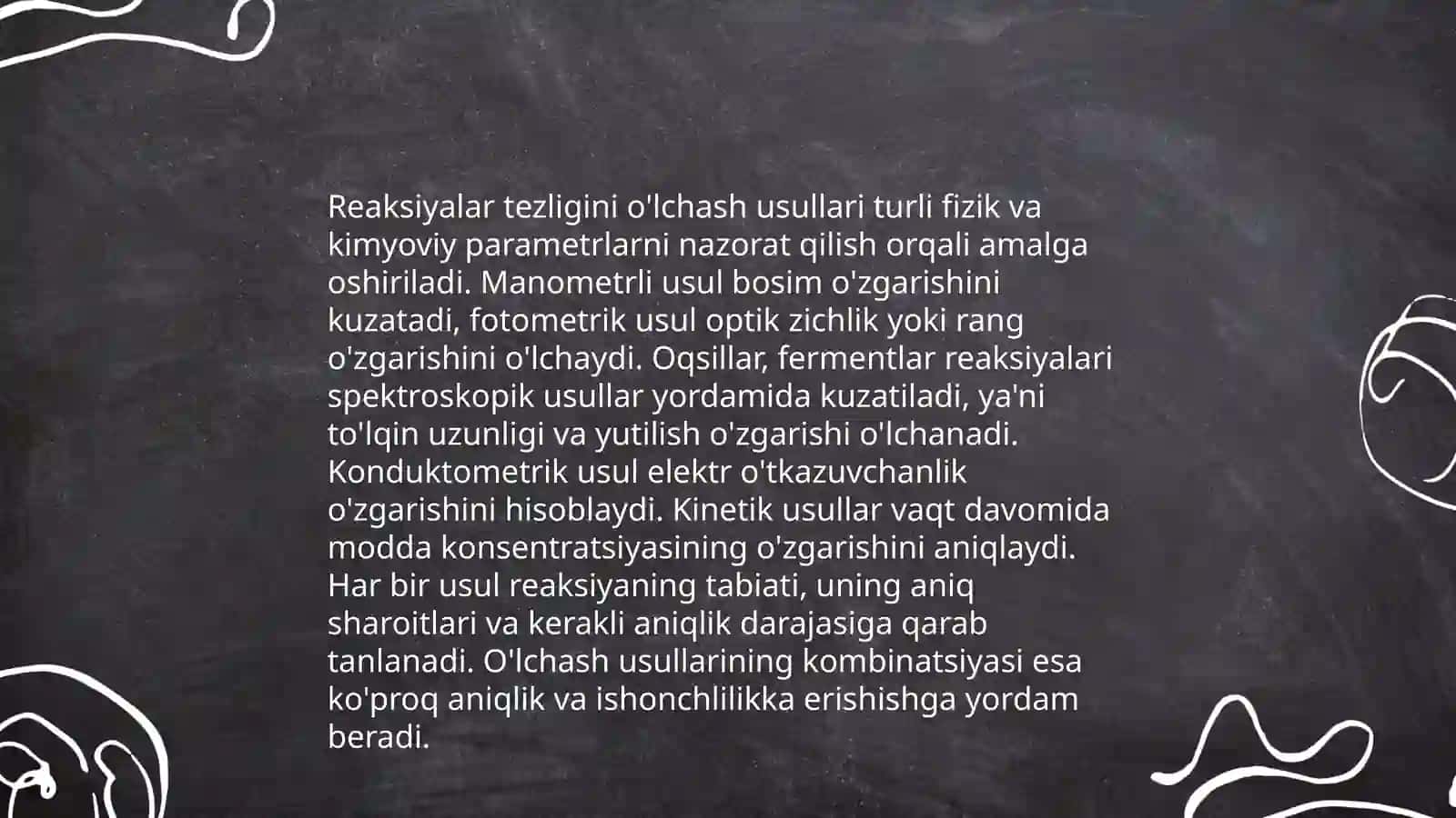 Reaksiyalar Tezligi 4