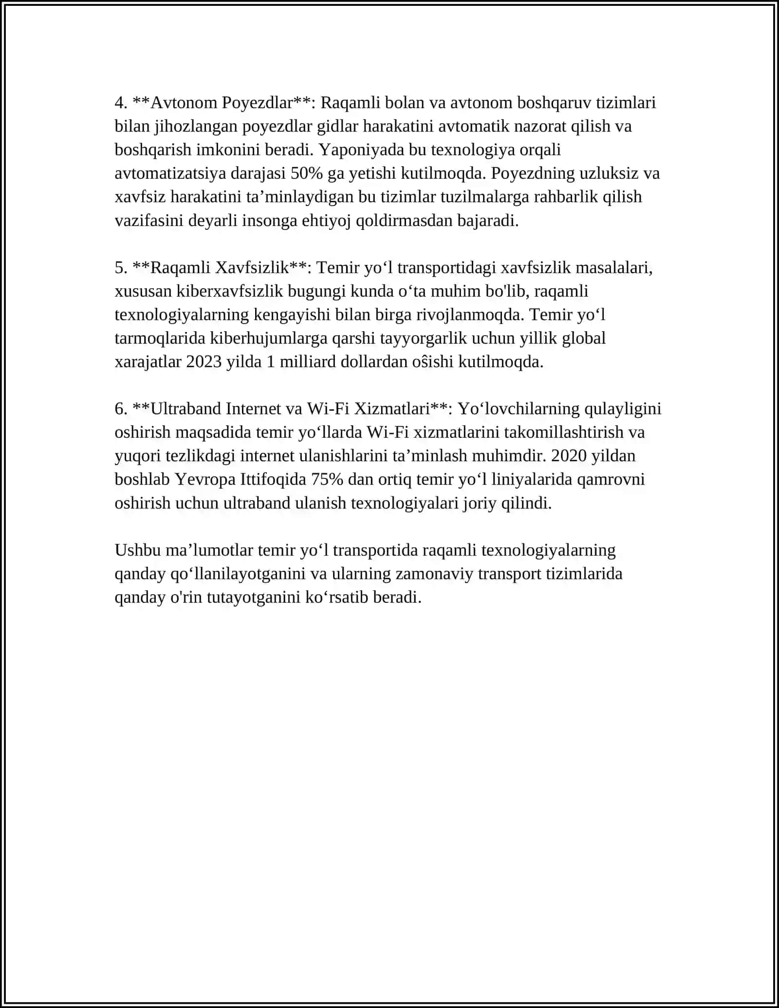 TEMIR YO' TRANSPORTIDA RAQAMLI TEXNOLOGIYALARNING JORIY ETILISHI 4