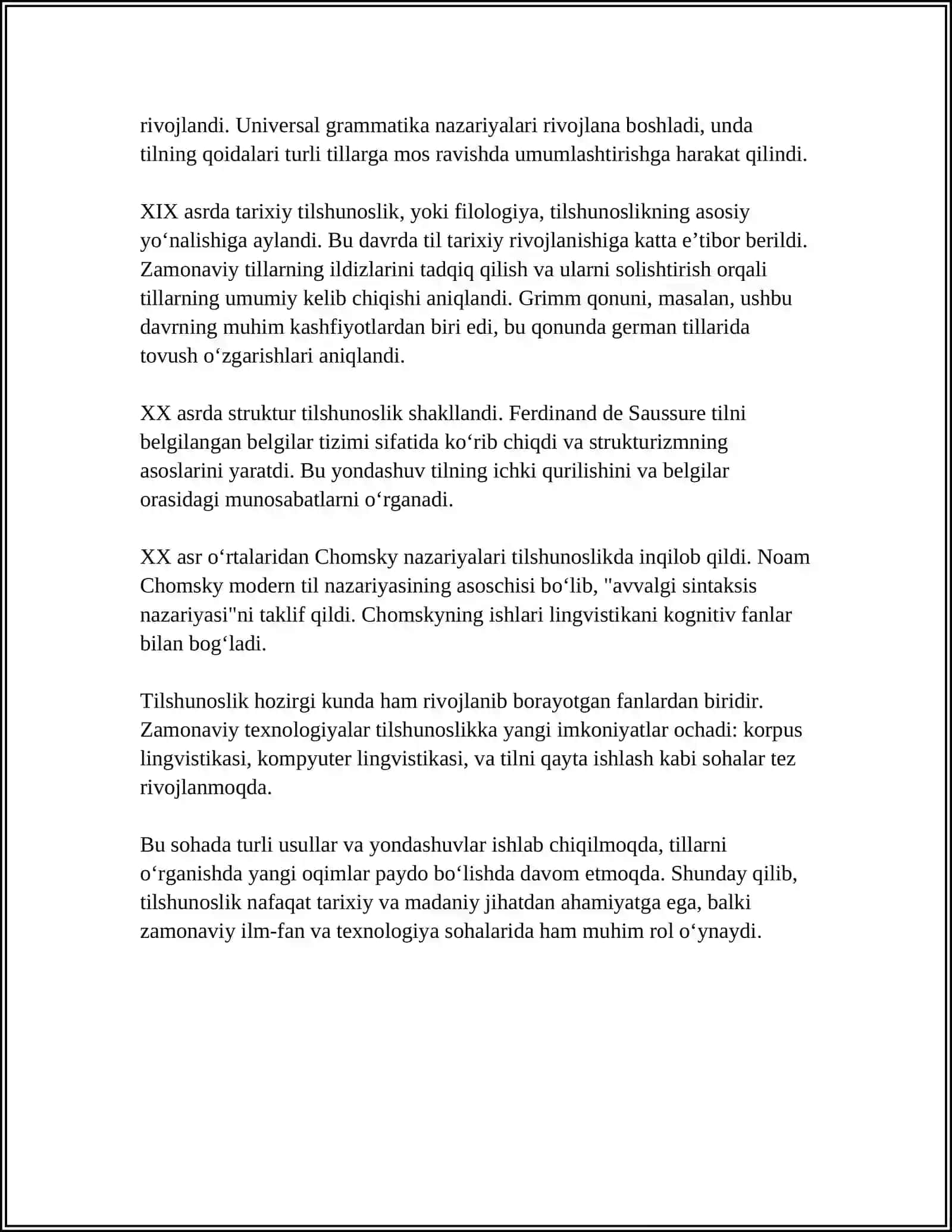 Tilshunoslik: Yozuv va uning korinishlari 4