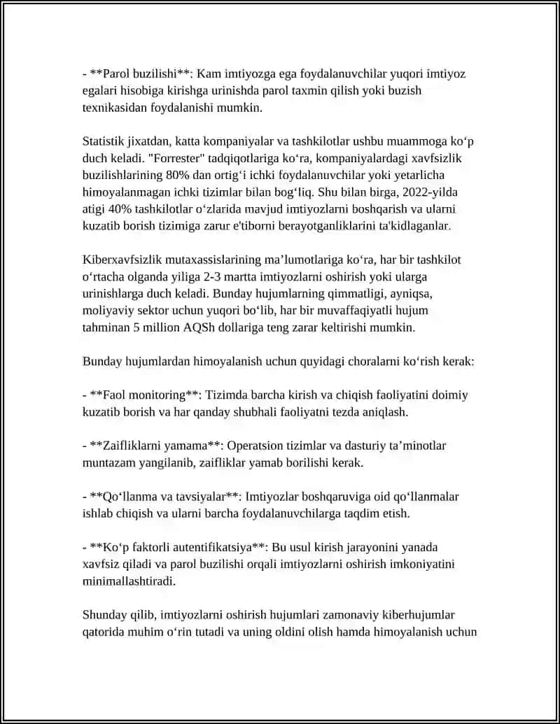OPERATSION TIZIMLARDAGI DASTURIY TIZIMLARDA HUJUMLAR 4