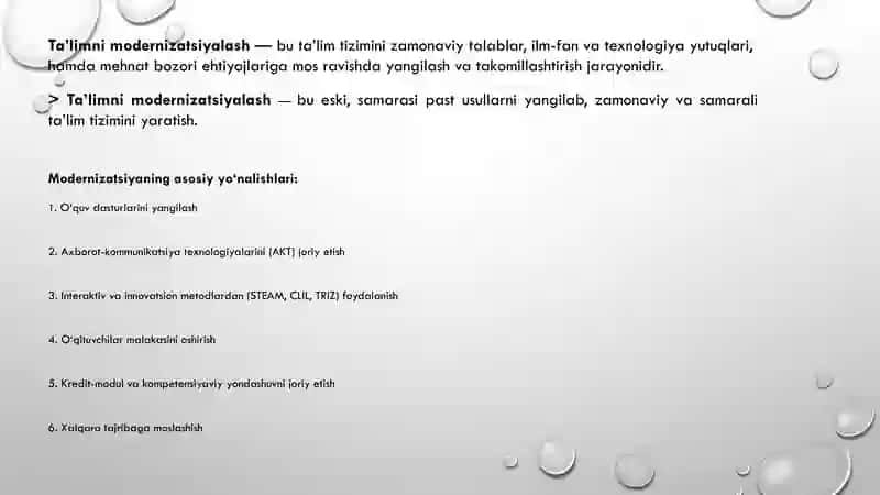 Ta’limning Xalqarolashuvi va Globallashtirishuvi 4