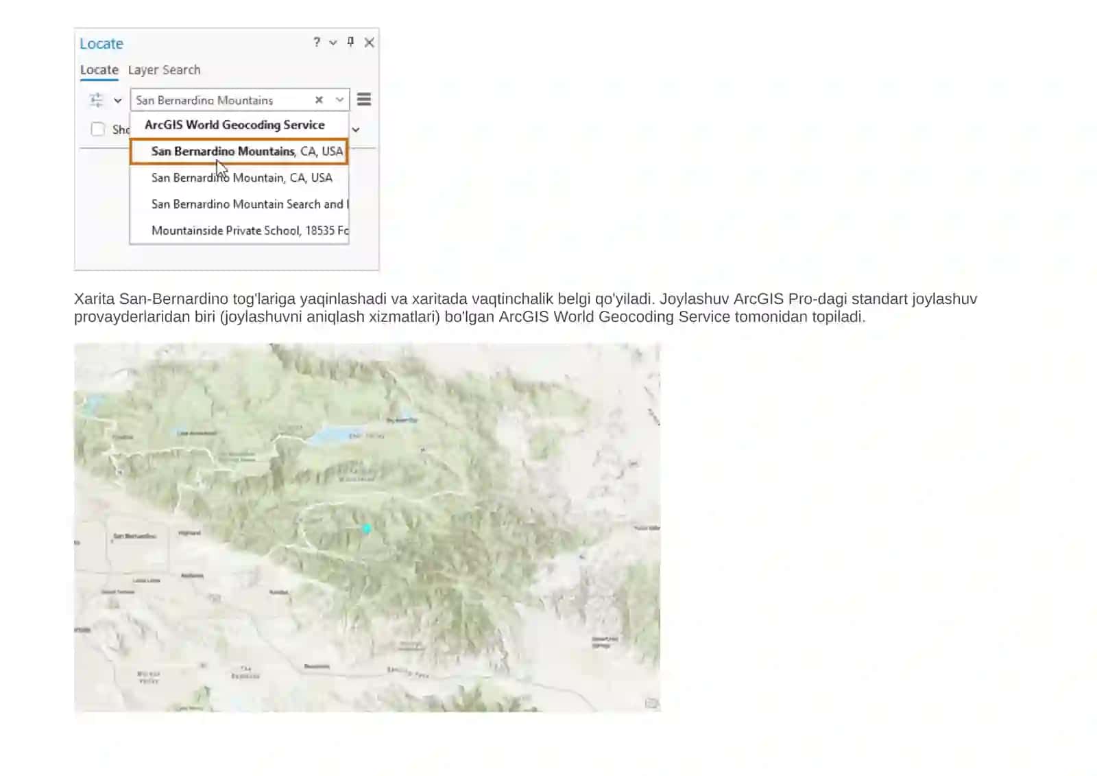 Standart ArcGIS Pro loyiha shablonlari 4