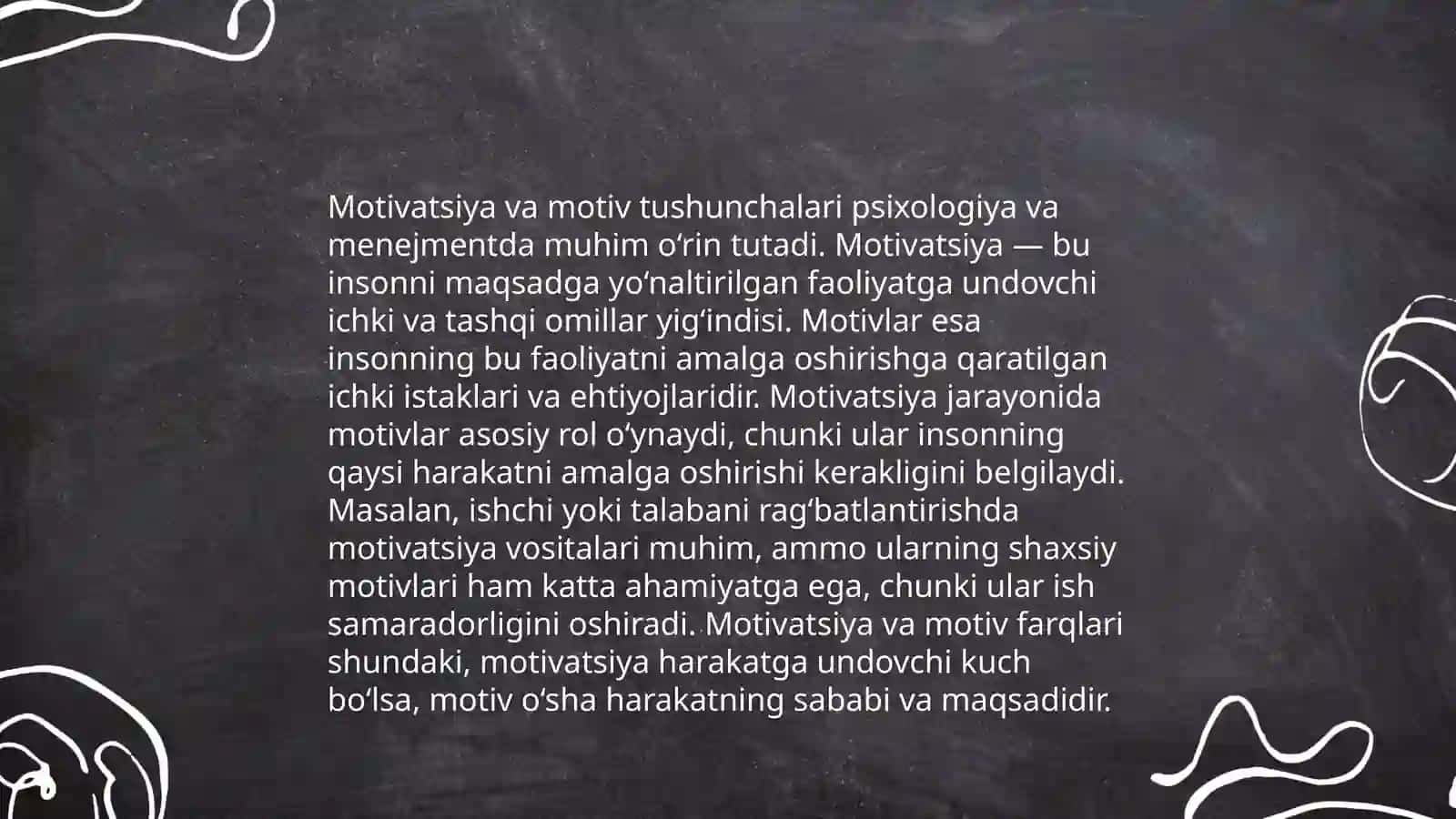 Motiv va motivation jarayonlarni diagnostika qilish metodikasi 4